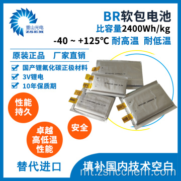 Lithium-fluorocarbon (Li- (CFx) n) Batterija tal-Pakkett Artab ta &#39;BF855585